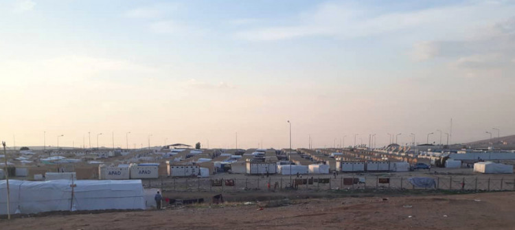 Duhok: Police arrest two suspects charged with setting fire to IDP camp tents